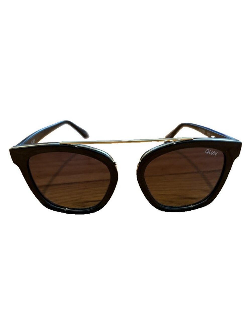 Quay Sweet Dreams Polarized Sunglasses Black Gold